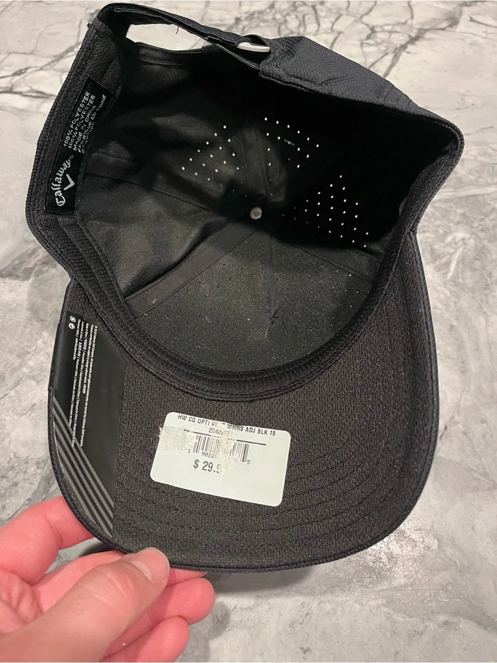 NWT! Women’s Callaway OPTI VENT 19 BLACK hat!
